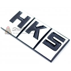 Металлический шильдик с логотипом " HKS черн "