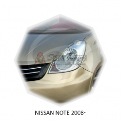 Реснички на фары для  NISSAN NOTE 2009-2013г