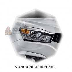 Реснички на фары для  SSANG YONG ACTION 2013г