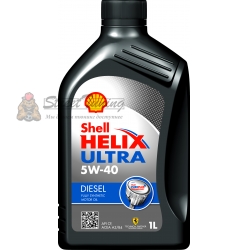 Синтетическое моторное масло Shell Helix Diesel Ultra 5W-40 - 1л