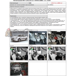 Блокираторы рулевого вала Гарант для TOYOTA CAMRY 2011-2015 ЭЛУР