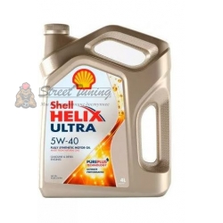 Синтетическое моторное масло Shell Helix Ultra 5W-40 - 4 л