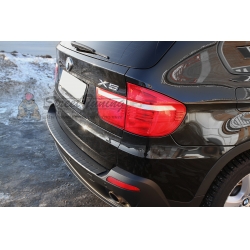 BMW X5(Е70) 2010-2013 (II рестайлинг) Накладка на задний бампер