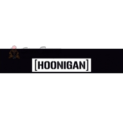 Наклейка на лобовое стекло "Hoonigan" 150x20 см