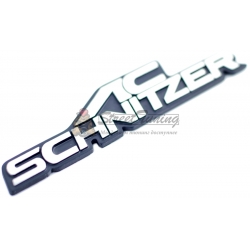 Металлический шильдик с логотипом "AC Schnitzer"