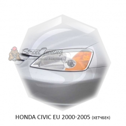 Реснички на фары для  HONDA CIVIC EU 2000-2005г (хетчбек)
