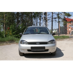 Lada ВАЗ-1119 Kalina (хэтчбек) 2004—2013 Накладки на передние фары (реснички) компл.-2 шт. Вариант 1