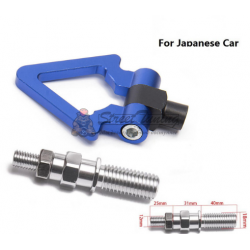 Буксировочный крюк "Стрелка" для японских авто, синий