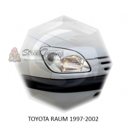 Реснички на фары для  TOYOTA RAUM 1997-2002г