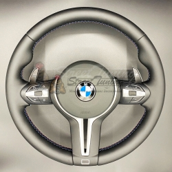 Руль BMW E46/E39/E53/E46 с подушкой в стиле M3 F80, эко-кожа, без подогрева