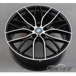 Новые диски BMW Double Spoke 405M R20 5x120 ET35 J8,5 черный глянец + серебро