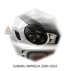 Реснички на фары для  SUBARU IMPREZA 2000-2003г