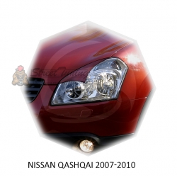 Реснички на фары для  NISSAN QASHQAI 2007-2010г