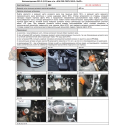 Блокираторы рулевого вала Гарант для KIA PRO CEE'D 2013-н.в ЭЛУР