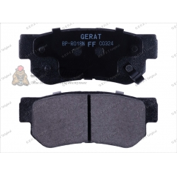 Задние тормозные колодки Gerat BP-R018N (Hyundai Elantra, Grandeur, Santa Fe, Sonata, Tucson/
Kia Magentis, Optima, Sportage, )
