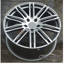 Новые диски Porsche Macan wheels R21 5x130 ET50 J10 Серый мат + серебро