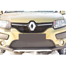 Renault Sandero Stepway II 2014-н.в. Зимняя заглушка решетки переднего бампера