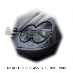 Реснички на фары для  MERCEDES SL-class R230 2001-2008г