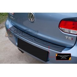Volkswagen  Golf VI 2009-2012 Накладка на задний бампер