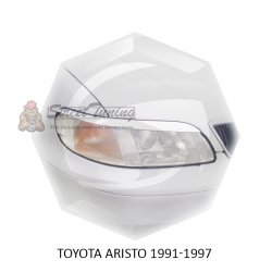Реснички на фары для  TOYOTA ARISTO 1991-1997г