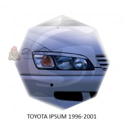 Реснички на фары для  TOYOTA IPSUM 1996-2001г (рестайлинг)
