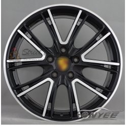 Новые диски Porsche Exclusive Design Black R20 5X112 ET19 J9 черный глянец + серебро