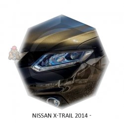 Реснички на фары для  NISSAN X-TRAIL 2014г-
