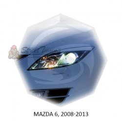 Реснички на фары для  MAZDA 6 2008-2013г