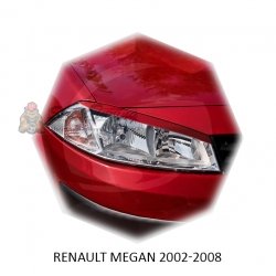 Реснички на фары для  RENAULT MEGANE 2002-2008г-