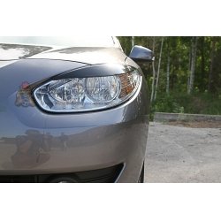 Renault Fluence 2009—2012 Накладки на передние фары (реснички) компл.-2 шт.