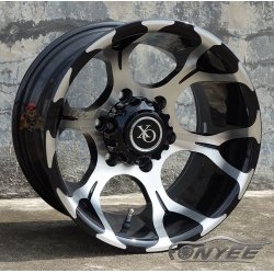 Новые диски XO wheels R15 J8,5 ET-32 6x139,7 черный глянец + серебро