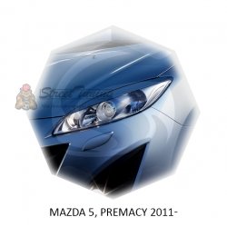Реснички на фары для  MAZDA 5, PREMACY 2011г-
