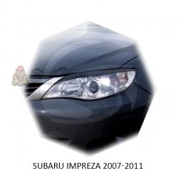 Реснички на фары для  SUBARU IMPREZA 2007-2011г
