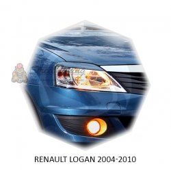 Реснички на фары для  RENAULT LOGAN 2004-2012г
