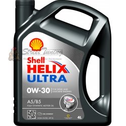 Синтетическое моторное масло Shell Helix Ultra A5/B5 0W-30 - 4 л