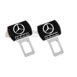 Заглушка в ремень Mercedes-Benz цвет черный (пара)