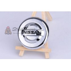 Колпачок на литье хром Nissan,C-553 (внешний 73mm, внутренний 63mm)