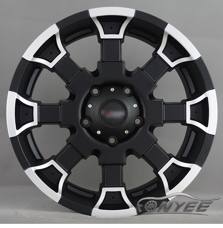 картинка Новые диски Future R17 5X110 ET20 J8 черный мат + серебро от магазина  StreetTuning