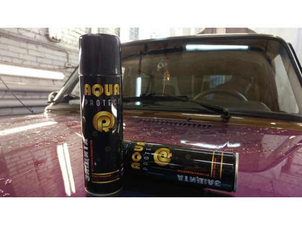 картинка Универсальное гидрофобное покрытие спрей Aqua Protect магазин  StreetTuning 
