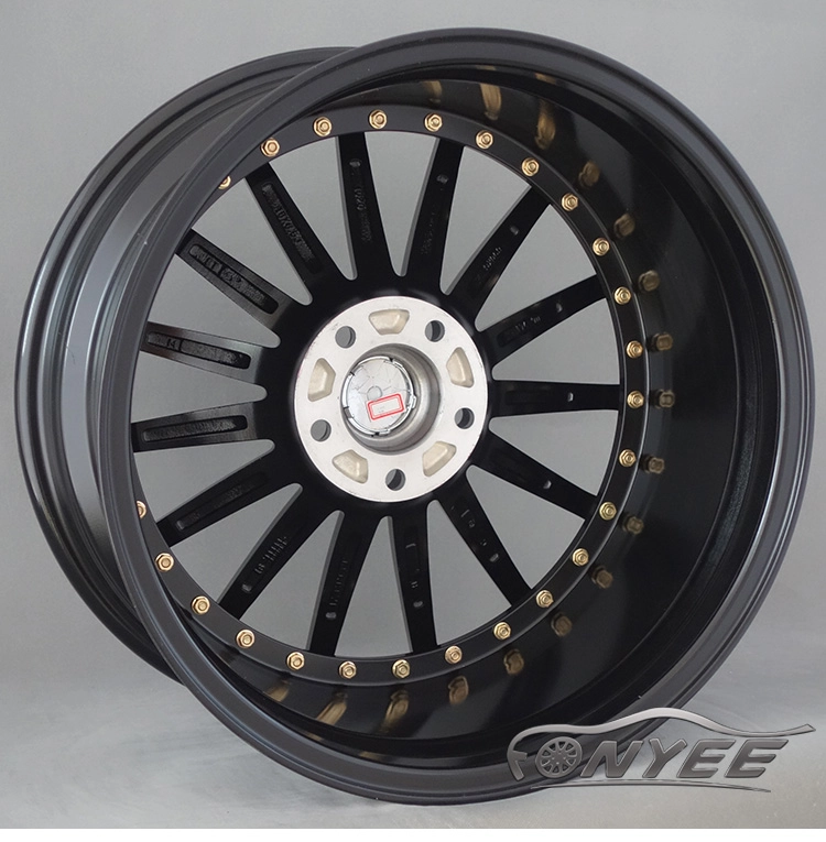 картинка Новые диски JNC 042 R18 5X100 ET35 J8,5 черные + золотистые болтики от магазина  StreetTuning