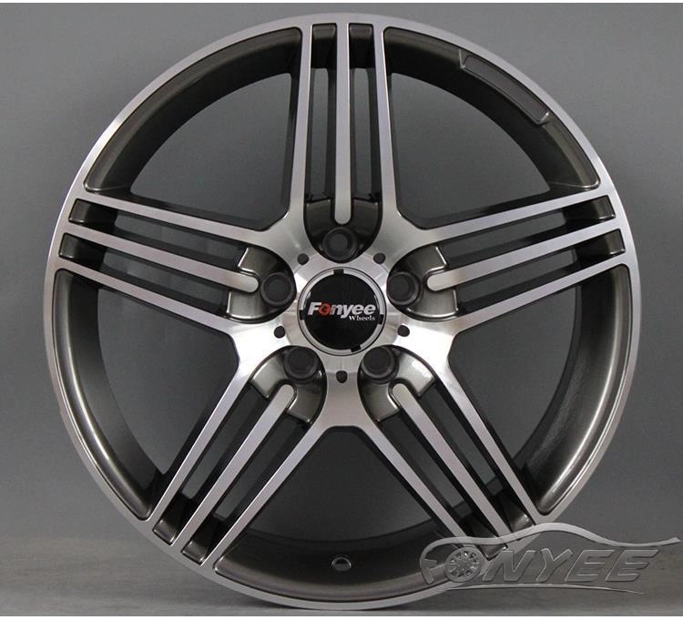 картинка Новые диски Mersedes AMG SLS R19 5x112 ET35 J9,5 серый + серебро от магазина  StreetTuning