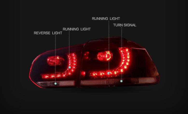 картинка Задние фары для Volkswagen GOLF 6 2010-2014 от магазина  StreetTuning