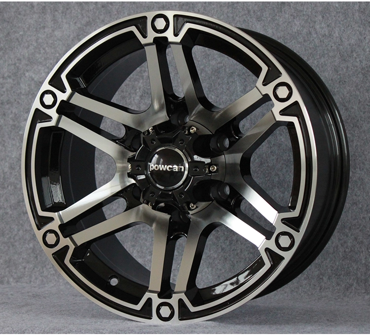 картинка Новые диски Powcan модель 13 R16 6X139,7 ET-13 J8 серебро + черный глянец от магазина  StreetTuning