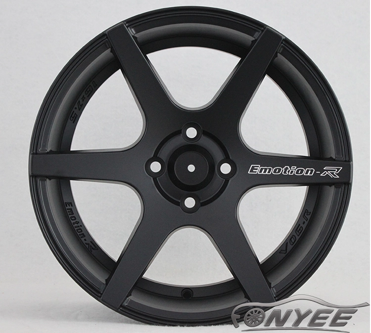 картинка Новые диски SHOGUN EMOTION R V06-R R16 4X100 ET30 J7,5 черный мат + серебро от магазина  StreetTuning