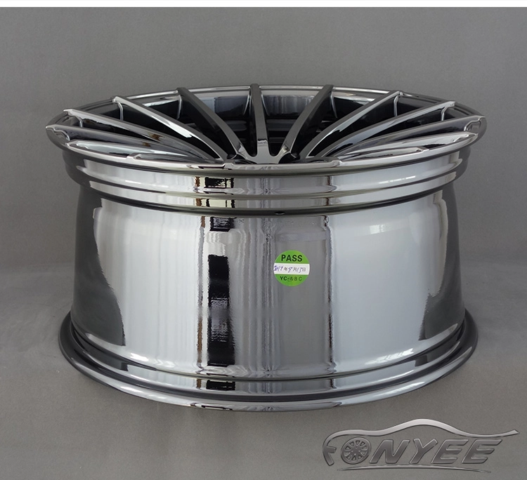 картинка Новые диски JNC 042 R20 5X114,3 ET38 J10 хром и черные глянцевые + золотистые болтики от магазина  StreetTuning