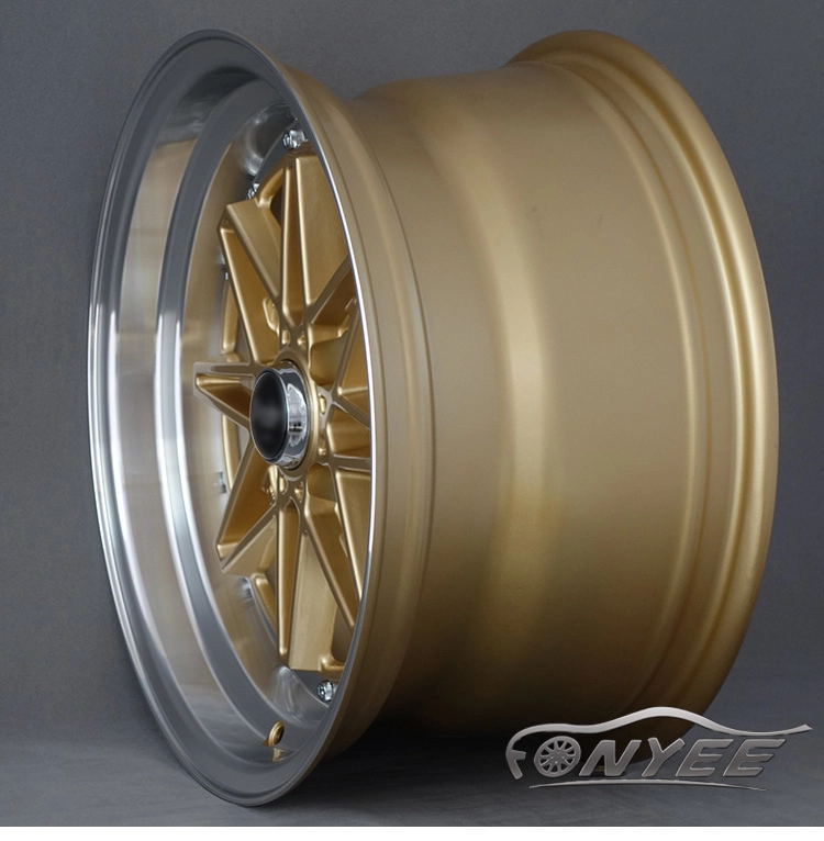 картинка Новые диски Equip 03 R15 4x100 ET25 J8 золото + полированная полка от магазина  StreetTuning