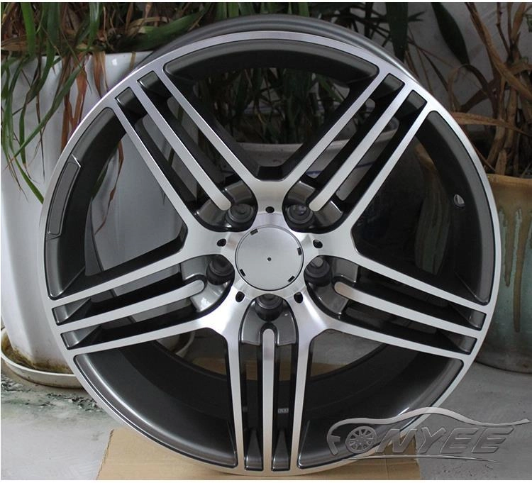 картинка Новые диски Mersedes AMG SLS R19 5x112 ET35 J9,5 серый + серебро от магазина  StreetTuning