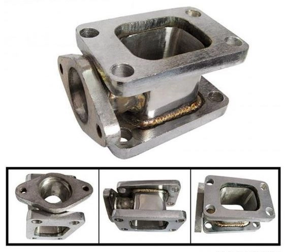 картинка Фланец с адаптером под WASTEGATE 38мм Т3-Т3 магазин  StreetTuning 