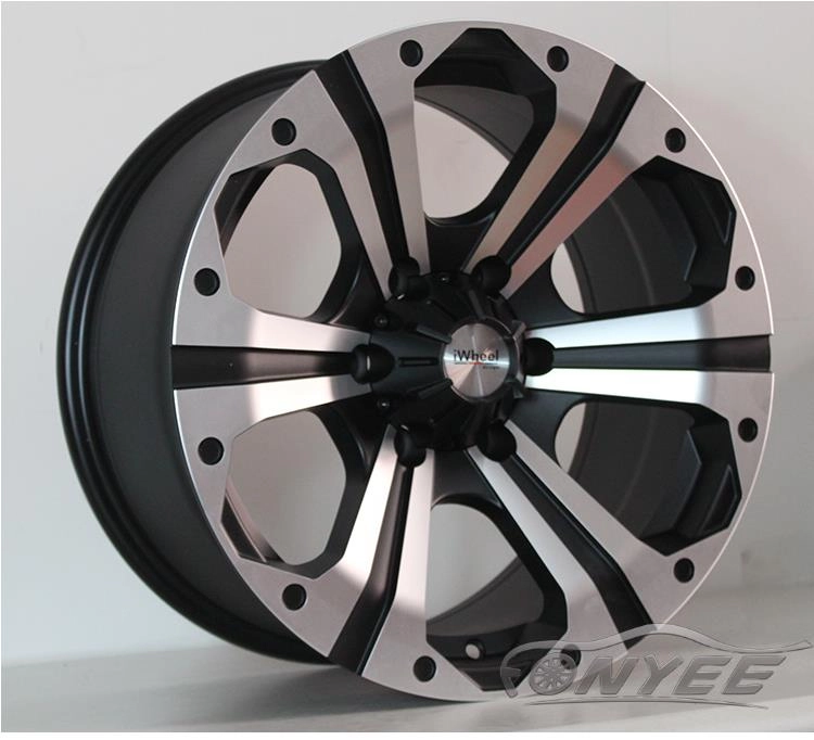 картинка Новые диски Iwheel R17 6X139,7 ET0 J8,5 черный мат + серебро от магазина  StreetTuning
