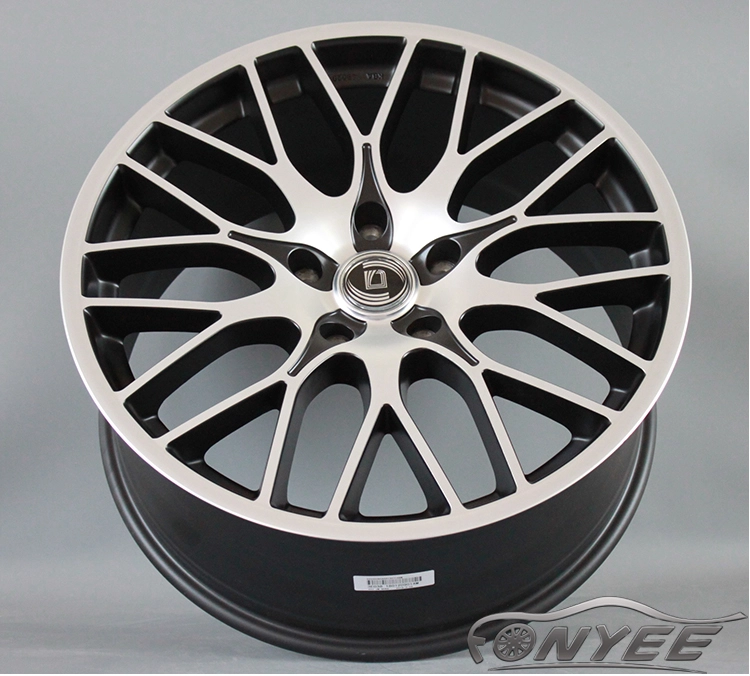 картинка Новые диски DIEWE WHEELS Fina Felgen R18 5X108 ET45 J8 черный мат + серебро от магазина  StreetTuning